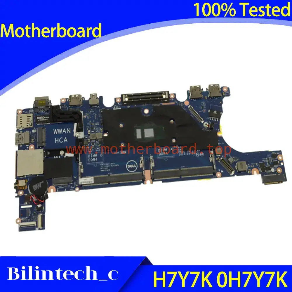 FOR DELL Latitude E7270 Motherboard H7Y7K 0H7Y7K LA-C451P I5-6300U