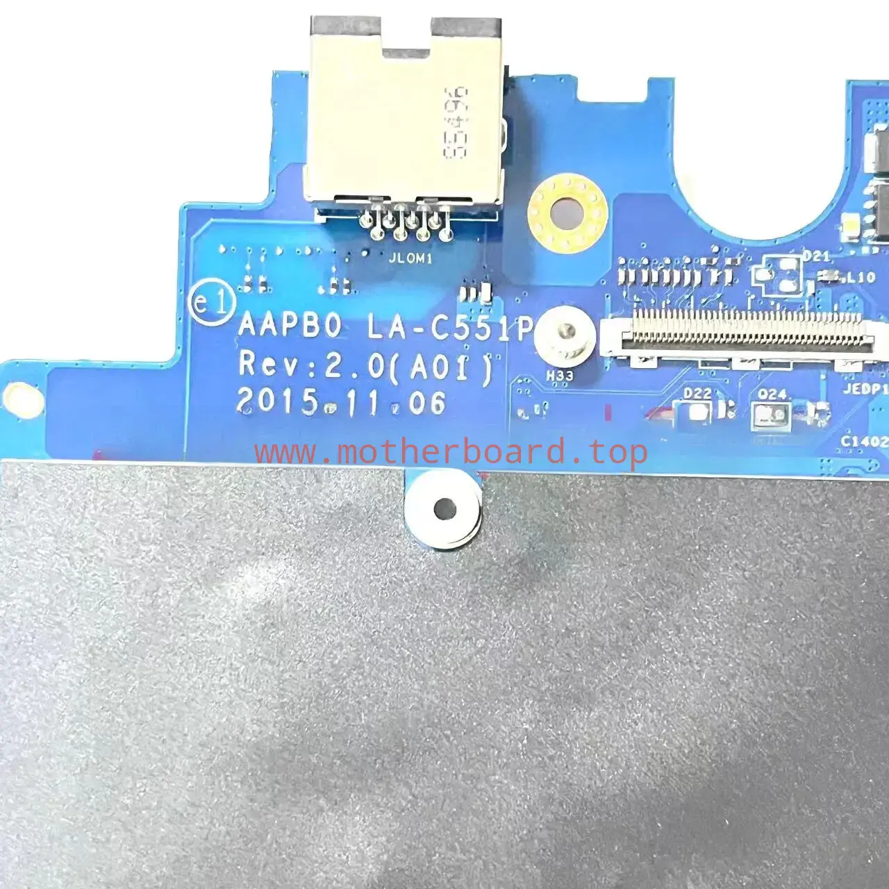 For DELL Laptop 7710 Laptop motherboard LA-C551P with CPU I5-6300HQ I7-6820HQ 3