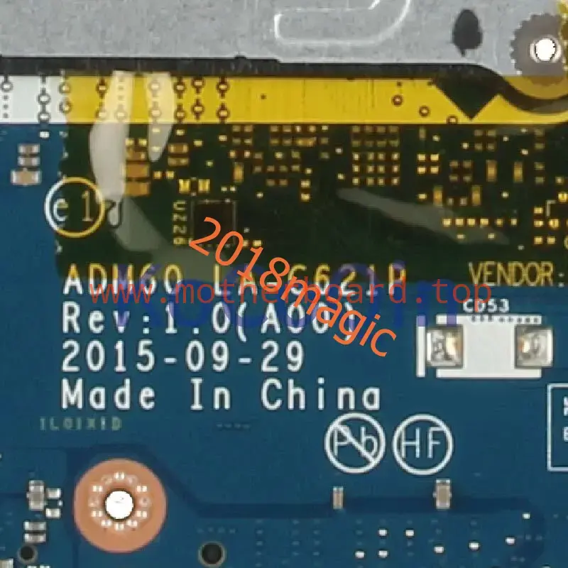 FOR DELL Latitude E5270 LA-C621P SR2EY Motherboard i5-6200U CN-021YM5 21YM5 DDR3 3