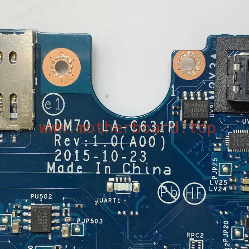 CN-0HCP0K 0HCP0K LA-C631P For DELL E5470 I5-6300U Laptop Motherboard Tested 4