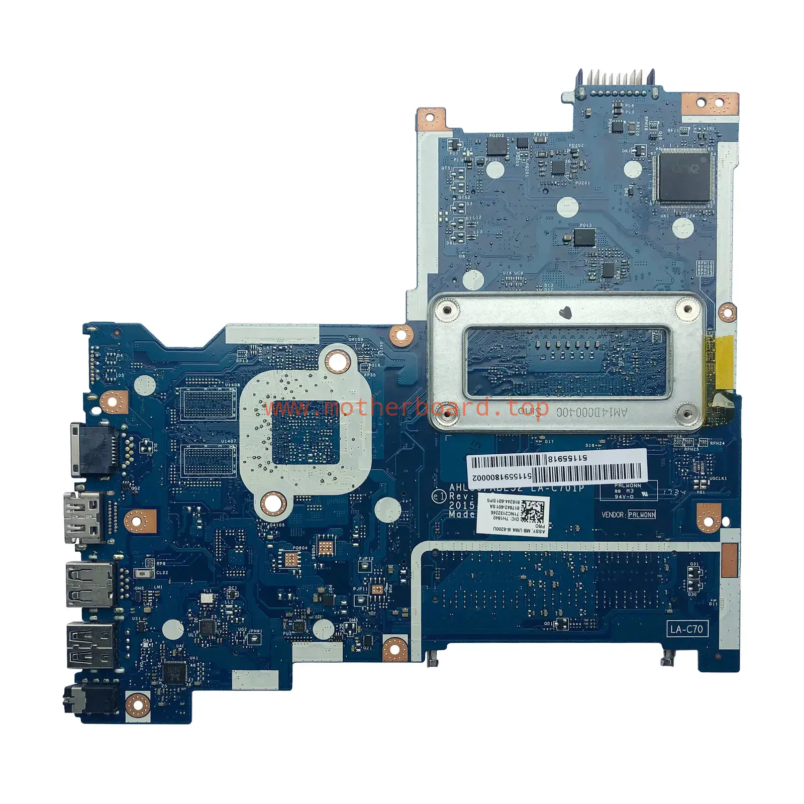 For HP 15-AC i5-5200U Motherboard LA-C701P 815244-601 817842-601 Mainboard 2