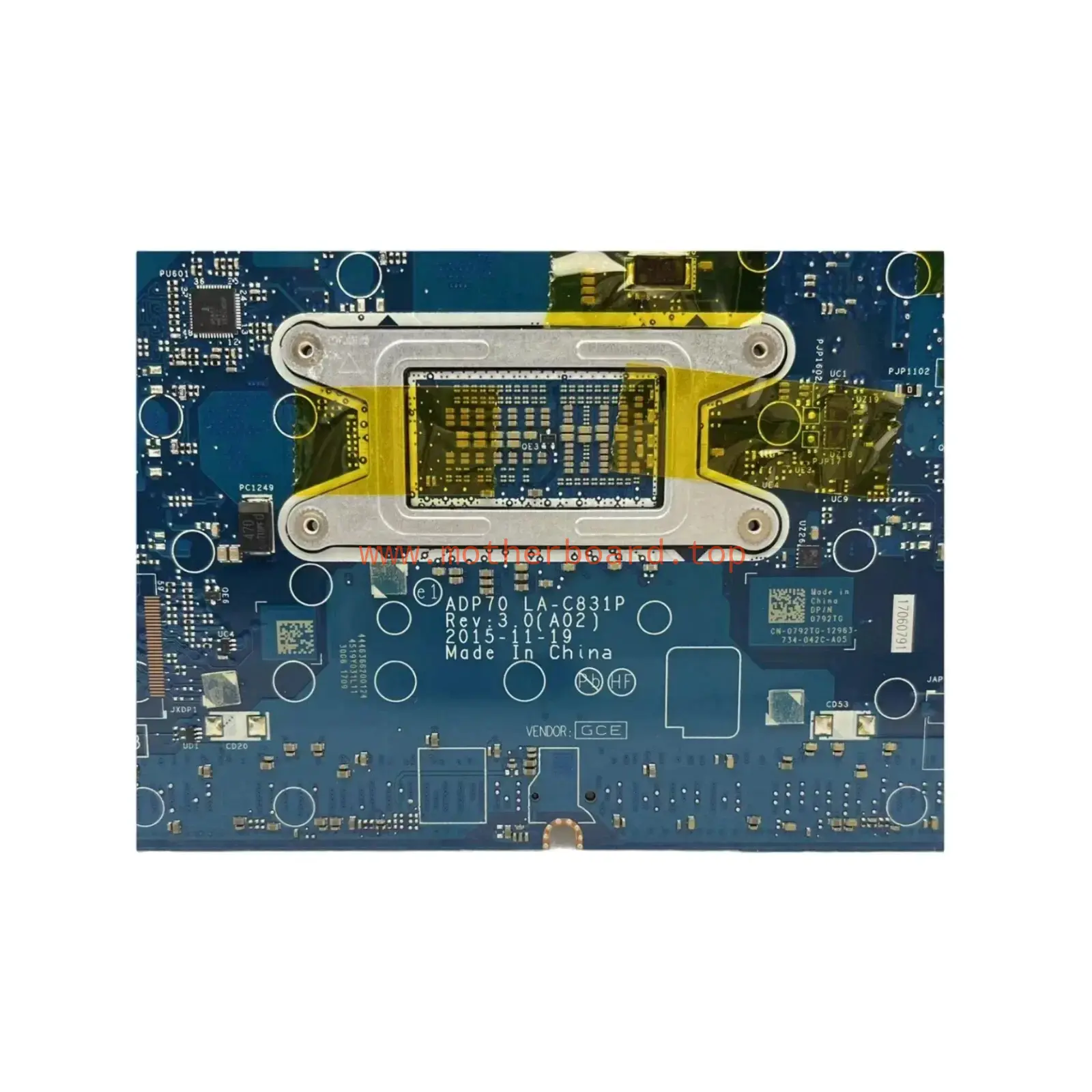 For Dell Latitude 14 5470 E5470 laptop motherboard I5 I7 LA-C831P CN-0792TG 3