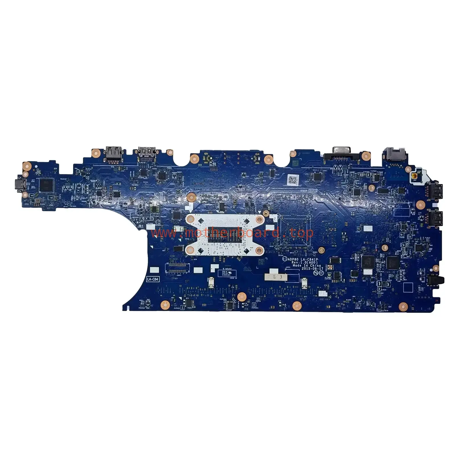 XJ3XM For Dell Precision 3510 Motherboard ADP80 LA-C841P E3-1505M 2GB 2