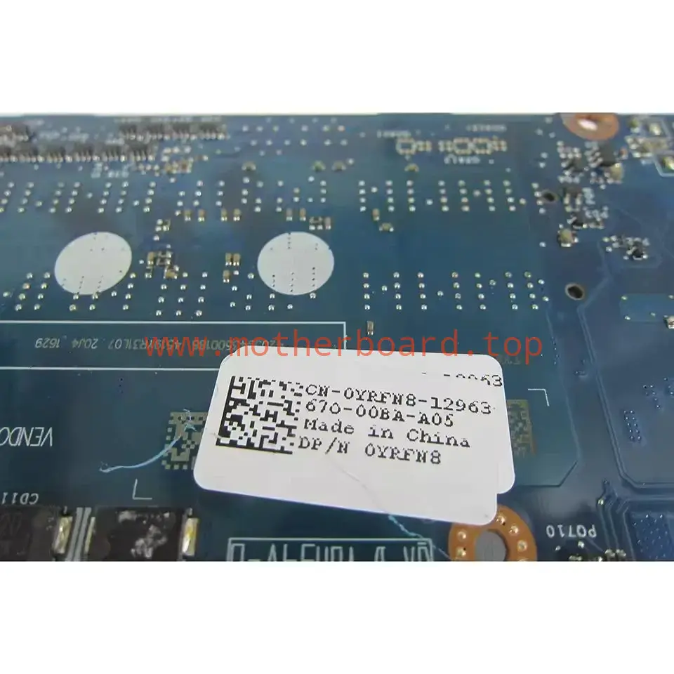 CN-0YRFN8 YRFN8 AAP21 LA-C912P For Dell 15 R2 17 R3 Motherboard w/ I7-6820HK CPU 2
