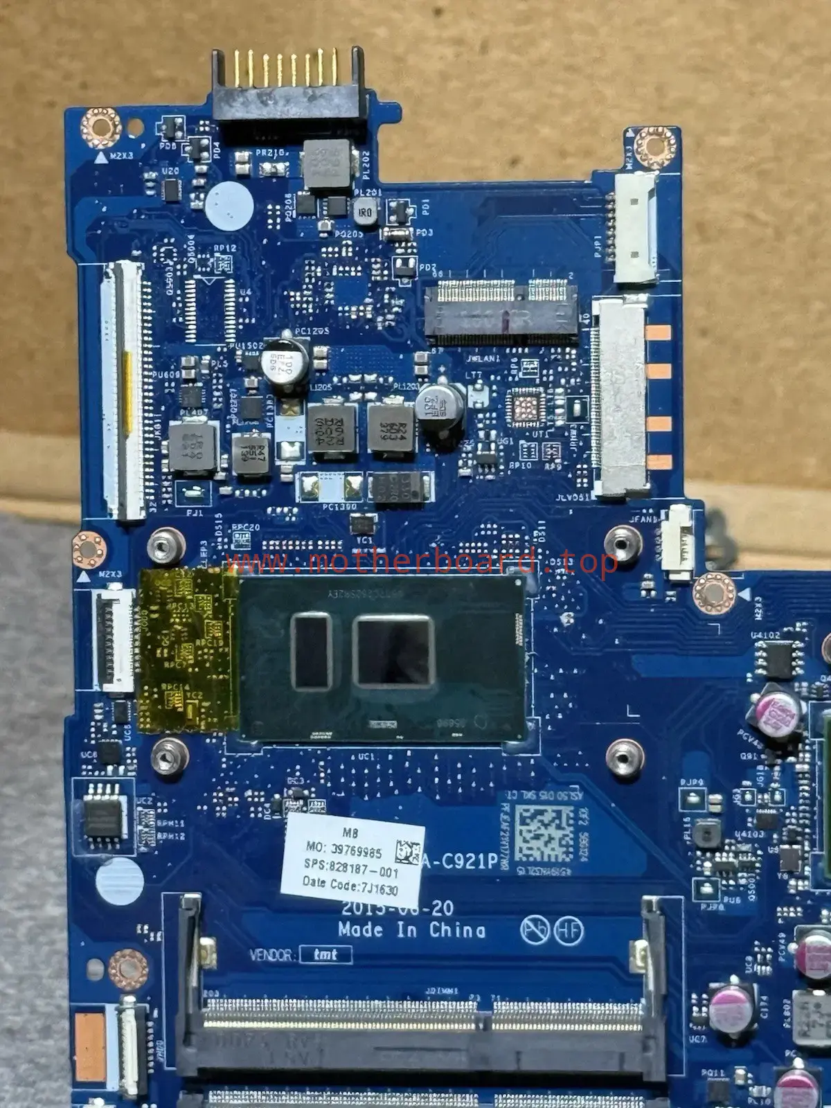 For HP 15-AY 15-AC 250 G4 I5-6200U Motherboard LA-C921P 828187-001 2