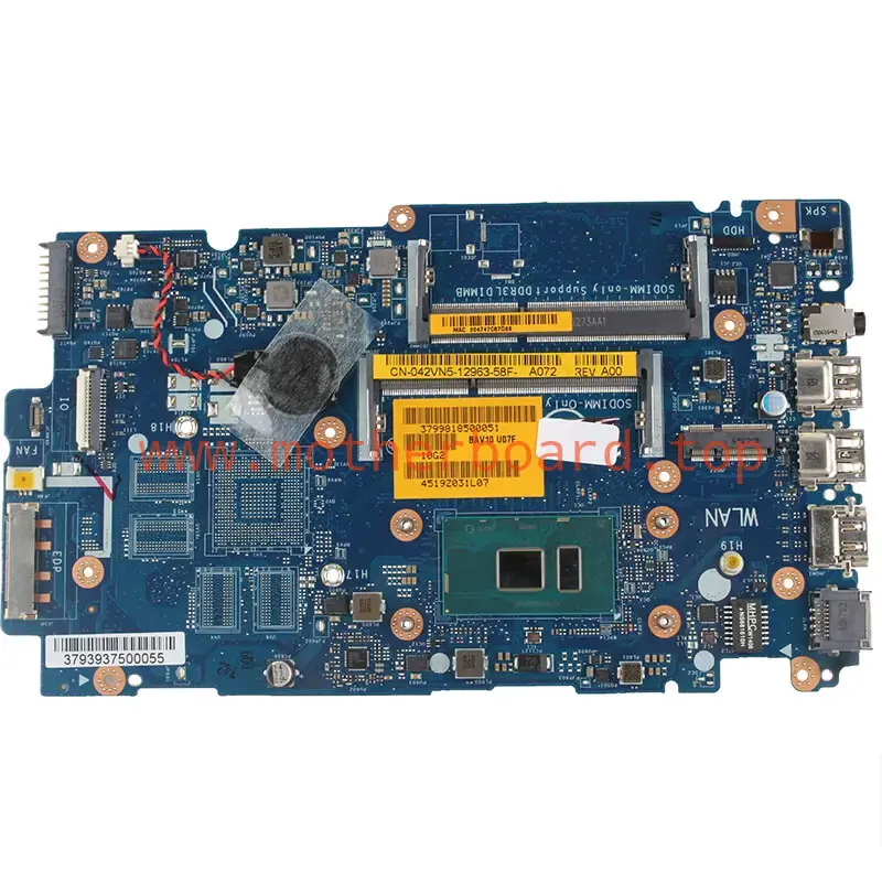 For Dell Inspiron 15 5557 5457 i5-6200U GM Motherboard LA-D051P 042VN5 Mainboard