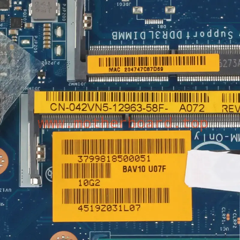 For Dell Inspiron 15 5557 5457 i5-6200U GM Motherboard LA-D051P 042VN5 Mainboard 3