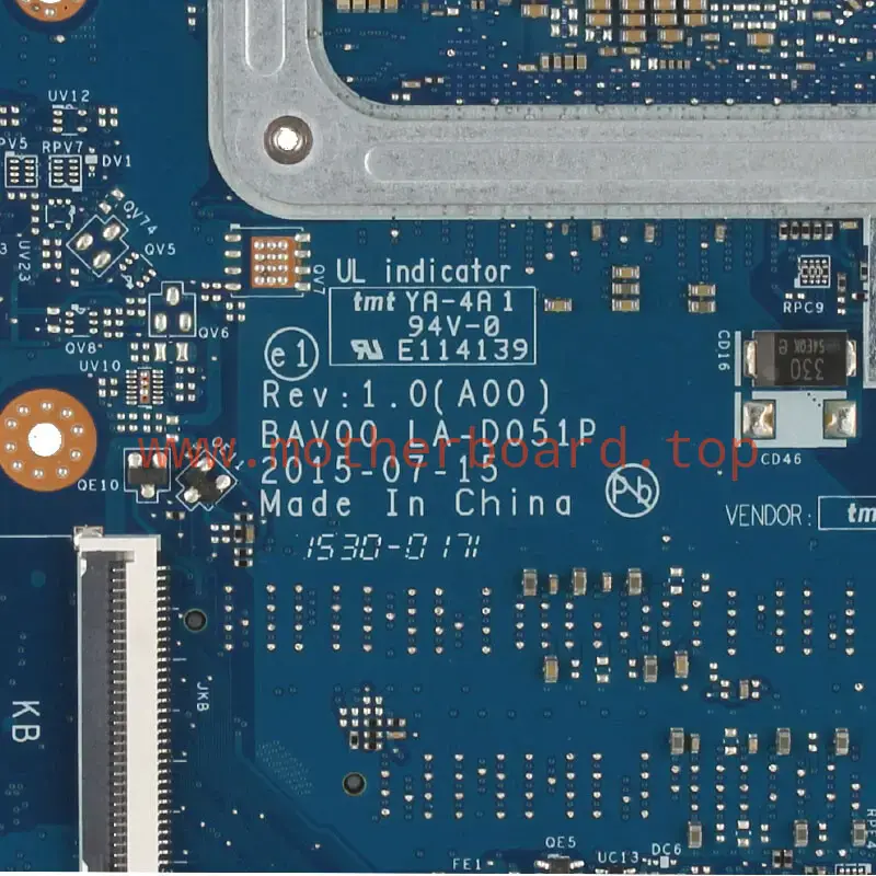 For Dell Inspiron 15 5557 5457 i5-6200U GM Motherboard LA-D051P 042VN5 Mainboard 4