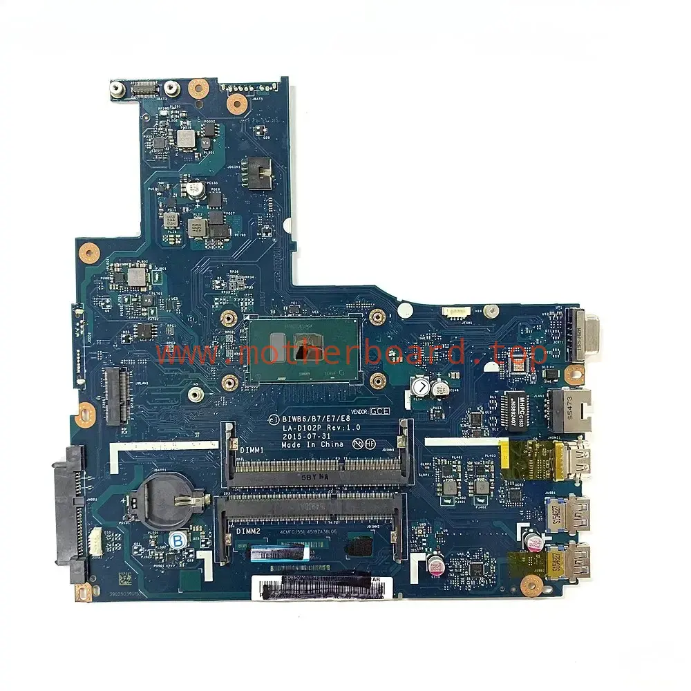 For Lenovo Thinkpad B51-80 E51-80 Laptop Motherboard BIWB6/B7 LA-D102P SR2EY