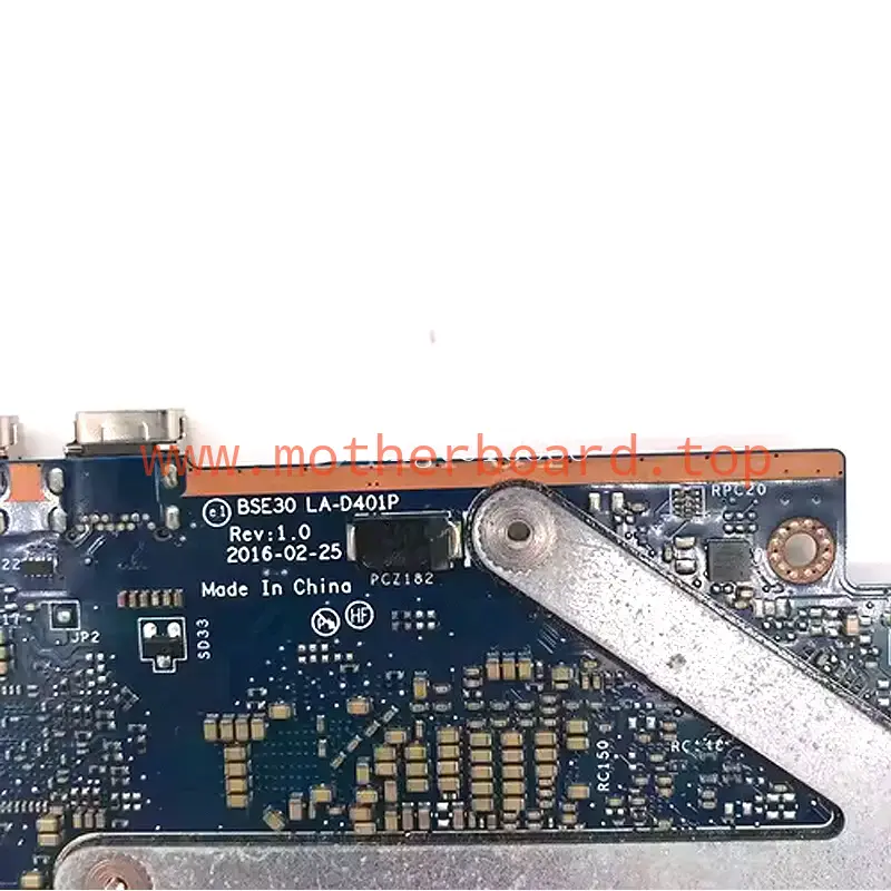 860825-601 LA-D401P for HP Spectre 13-V Motherboard With I5 I7 CPU 8GB RAM 4