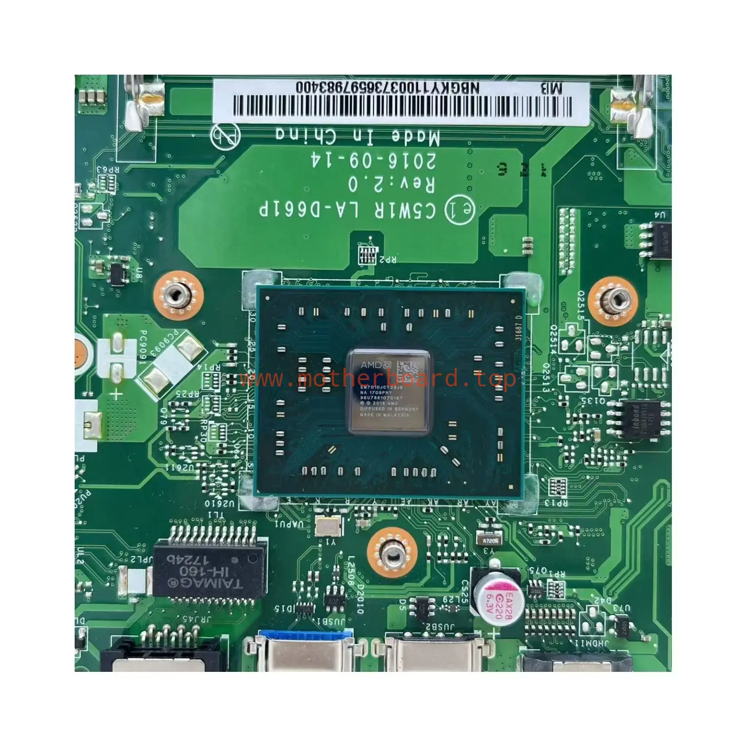LA-D661P For Acer Aspire ES1-523 Laptop Motherboard With E1-7010 NB.GKY11.003 4