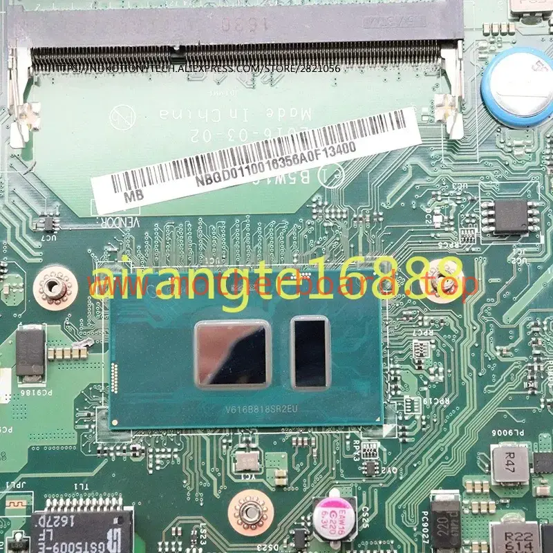 For ACER aspire ES1-572 Laptop motherboard I3-6100U CPU DDR3L B5W1S LA-D671P 3