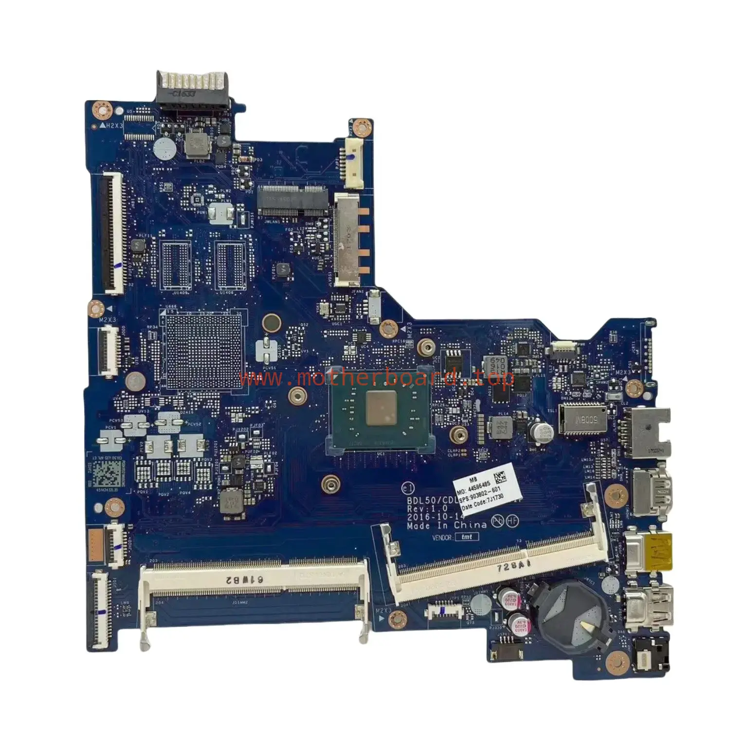 903802-601 For HP 15-AY Laptop Motherboard BDL50 CDL50 LA-D701P Celeron N3350