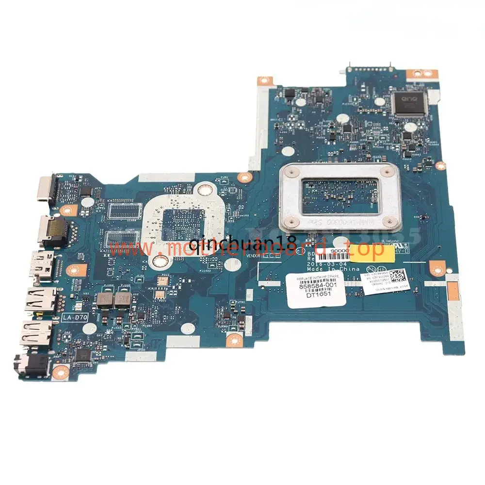 LA-D702P For HP 250 G5 256 G5 Motherboard SR2KL N3710 CPU BDL50 Tested 100% OK 3