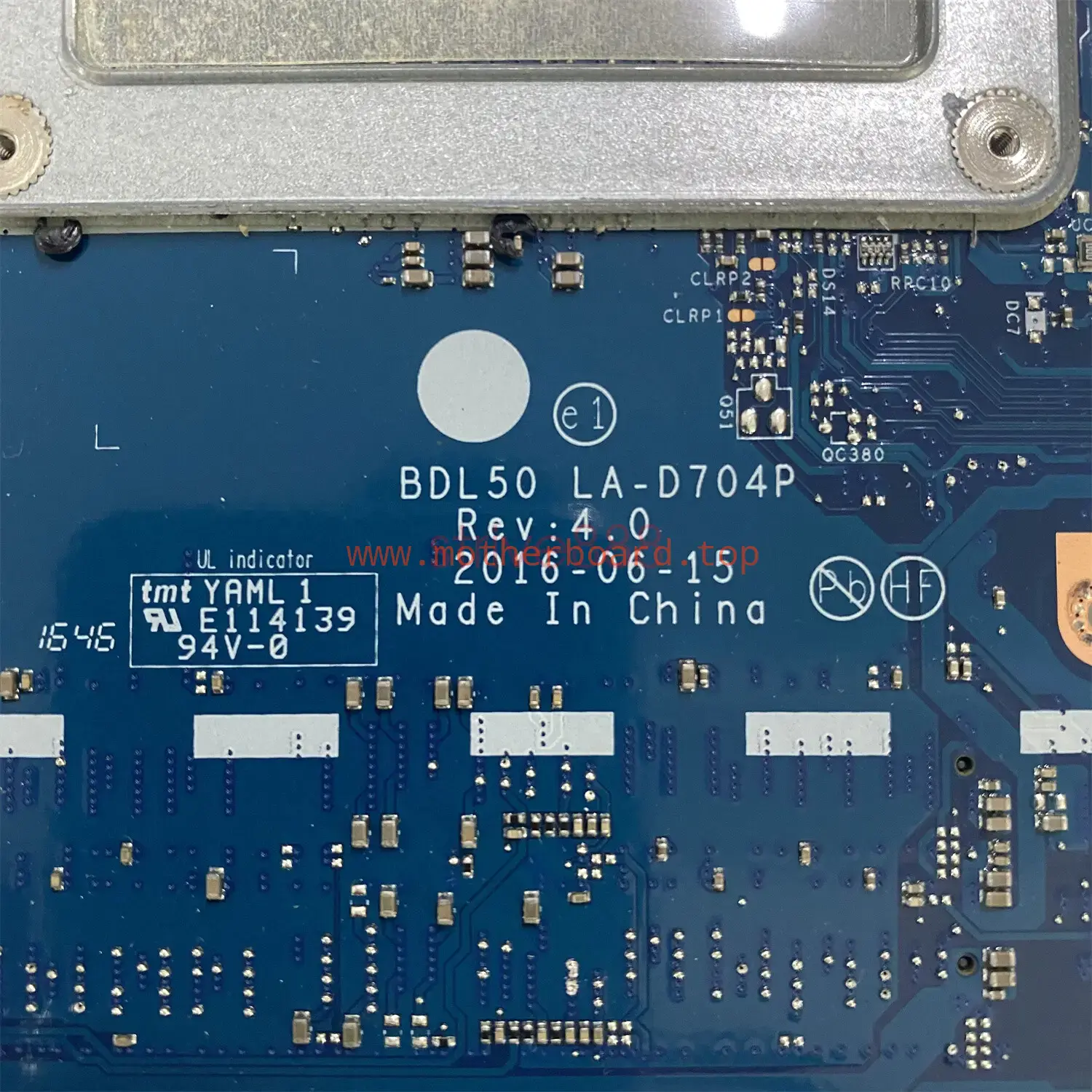 For HP 15-AY 250 G5 with I5-6200U CPU Motherboard LA-D704P 858581-001 858581-601 3