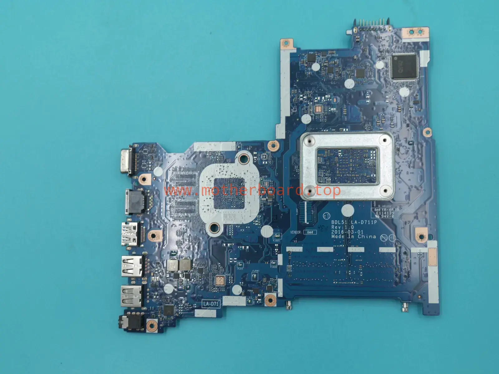 For HP Pavilion 15-BA Laptop Motherboard LA-D711P 858589-601 EM7110 2