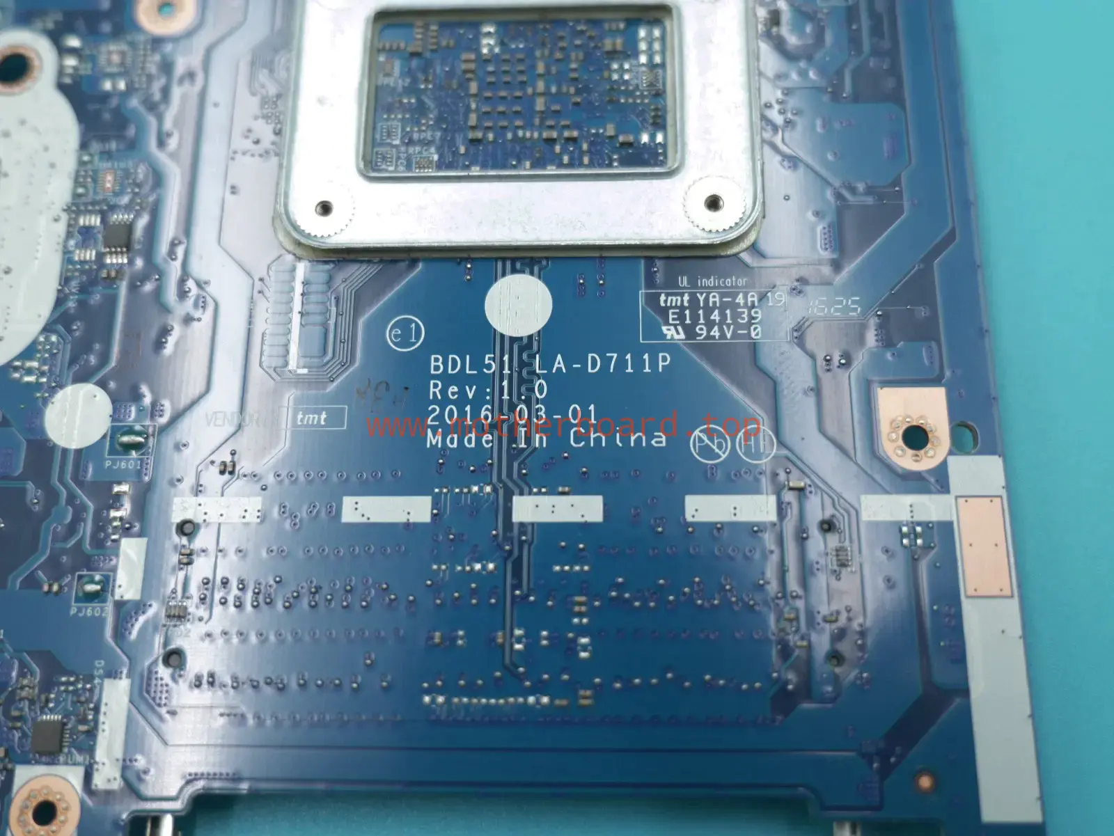For HP Pavilion 15-BA Laptop Motherboard LA-D711P 858589-601 EM7110 3