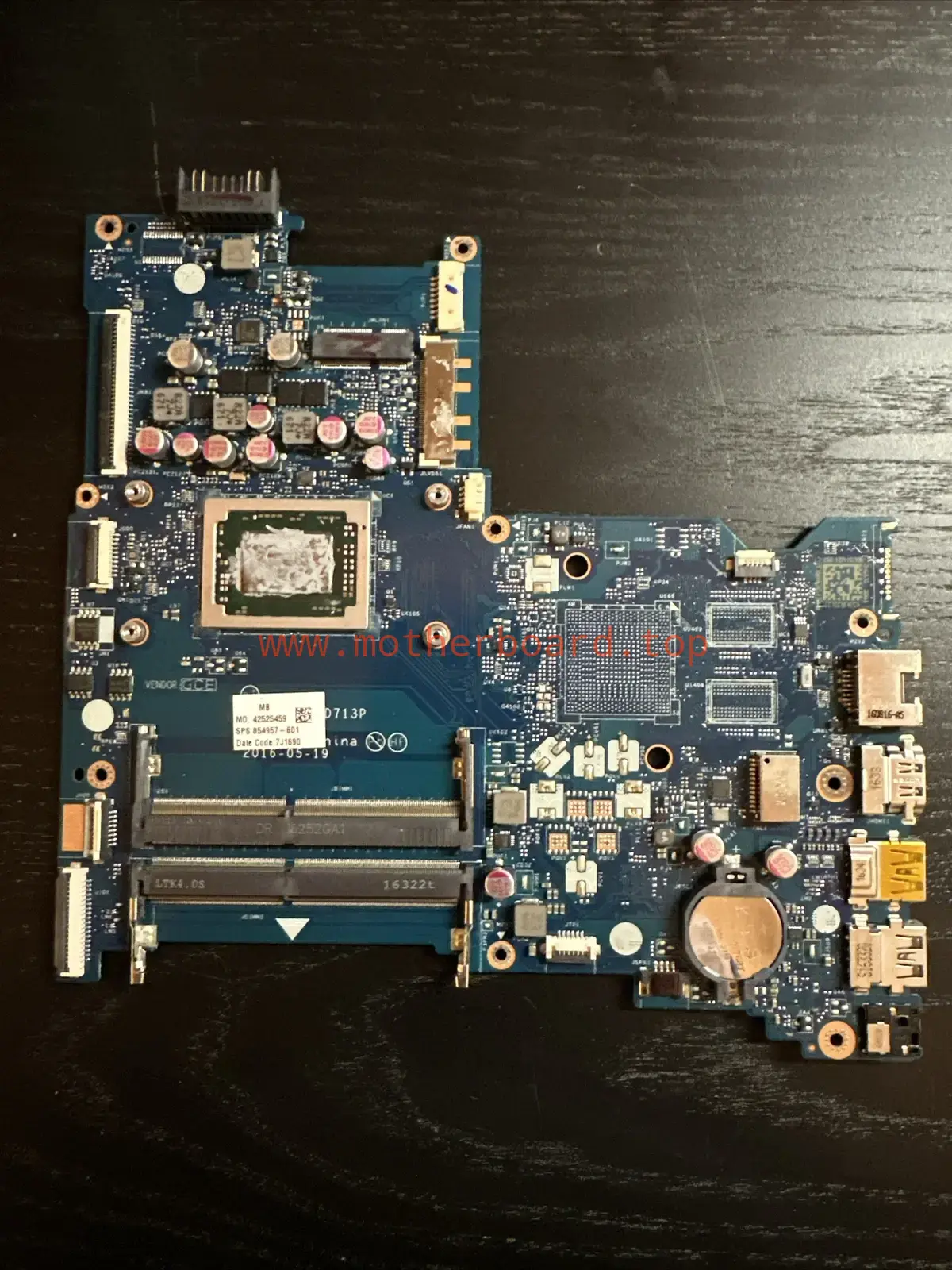 854957-001 854957-601 LA-D713P For HP 15-B 15-BA Motherboard AMD DA10-9600P CPU