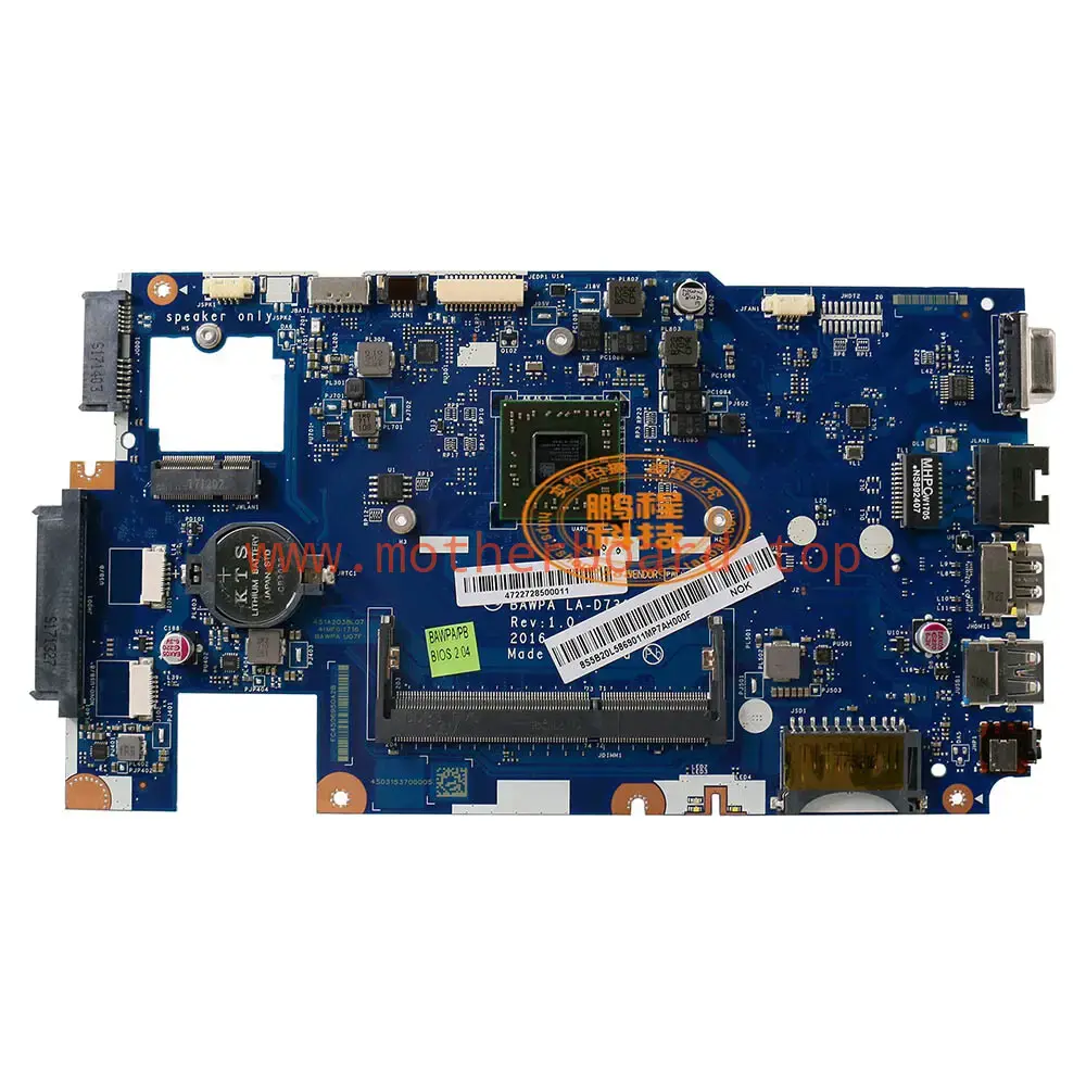 For Lenovo E41-15 CPU A6-7310 LA-D731P 5B20L58690 Motherboard