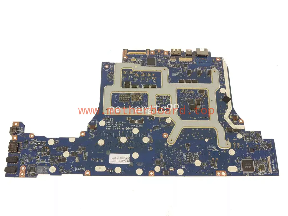 LA-D753P For Dell Alienware 17 R4 Motherboard 0D91R7 W/ i7-7820HK CPU GTX1080 2