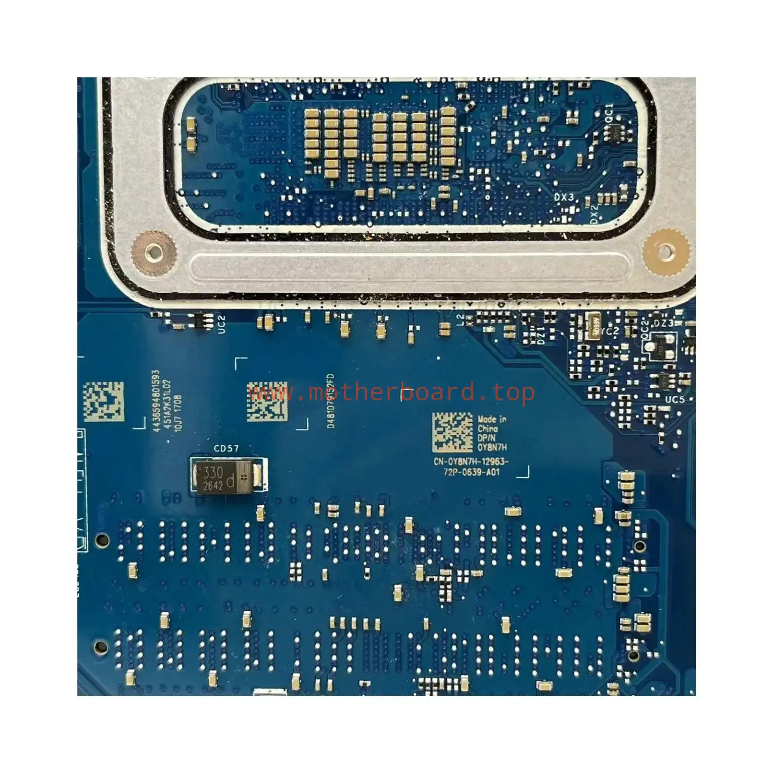 LA-D801P CN-0Y8N7H For Dell Inspiron 5567 Motherboard i5-7200U R7 M445 4G-GPU 3