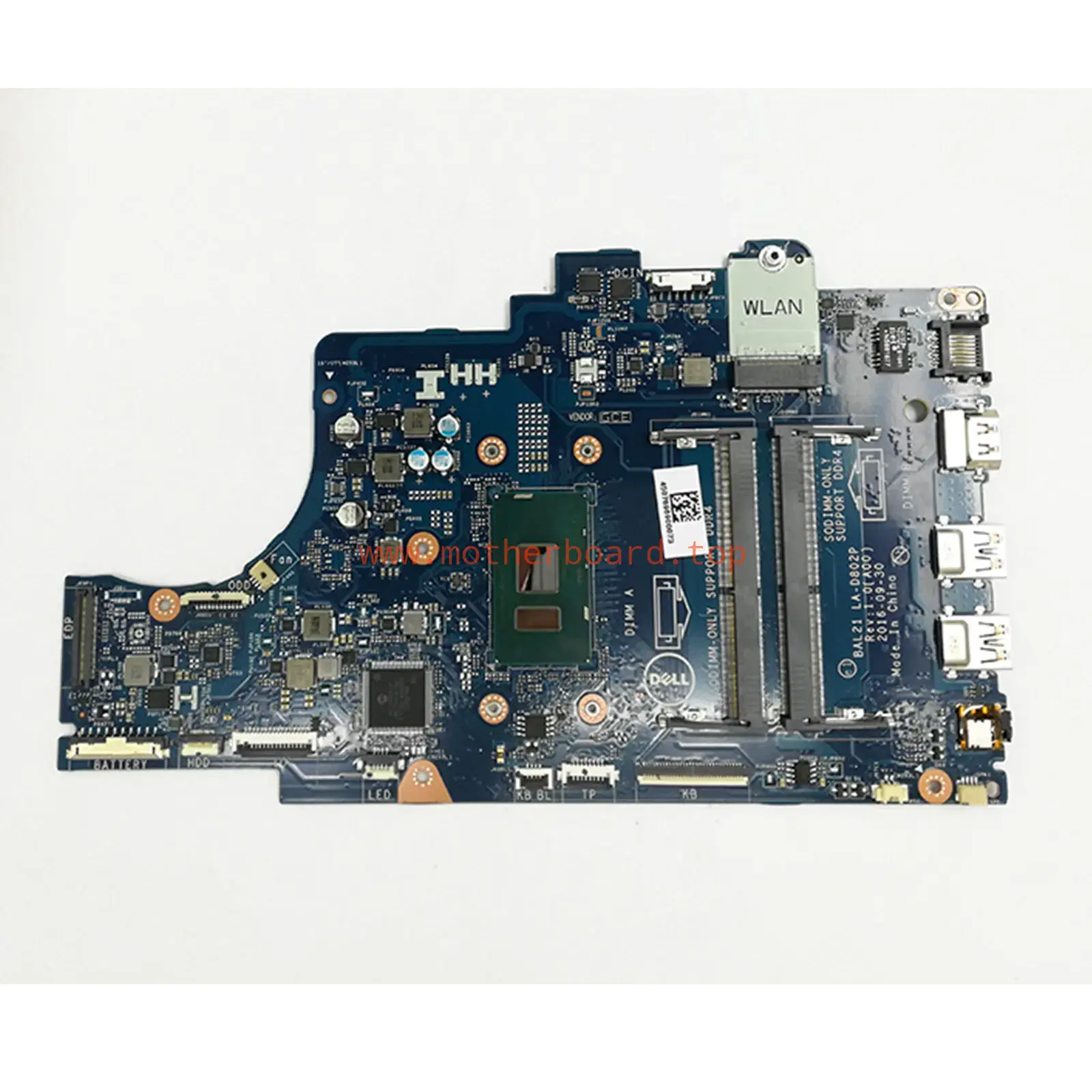 For Dell Inspiron 15 5567 I5-7200U Integrated Motherboard LA-D802P DG5G3 0DG5G3