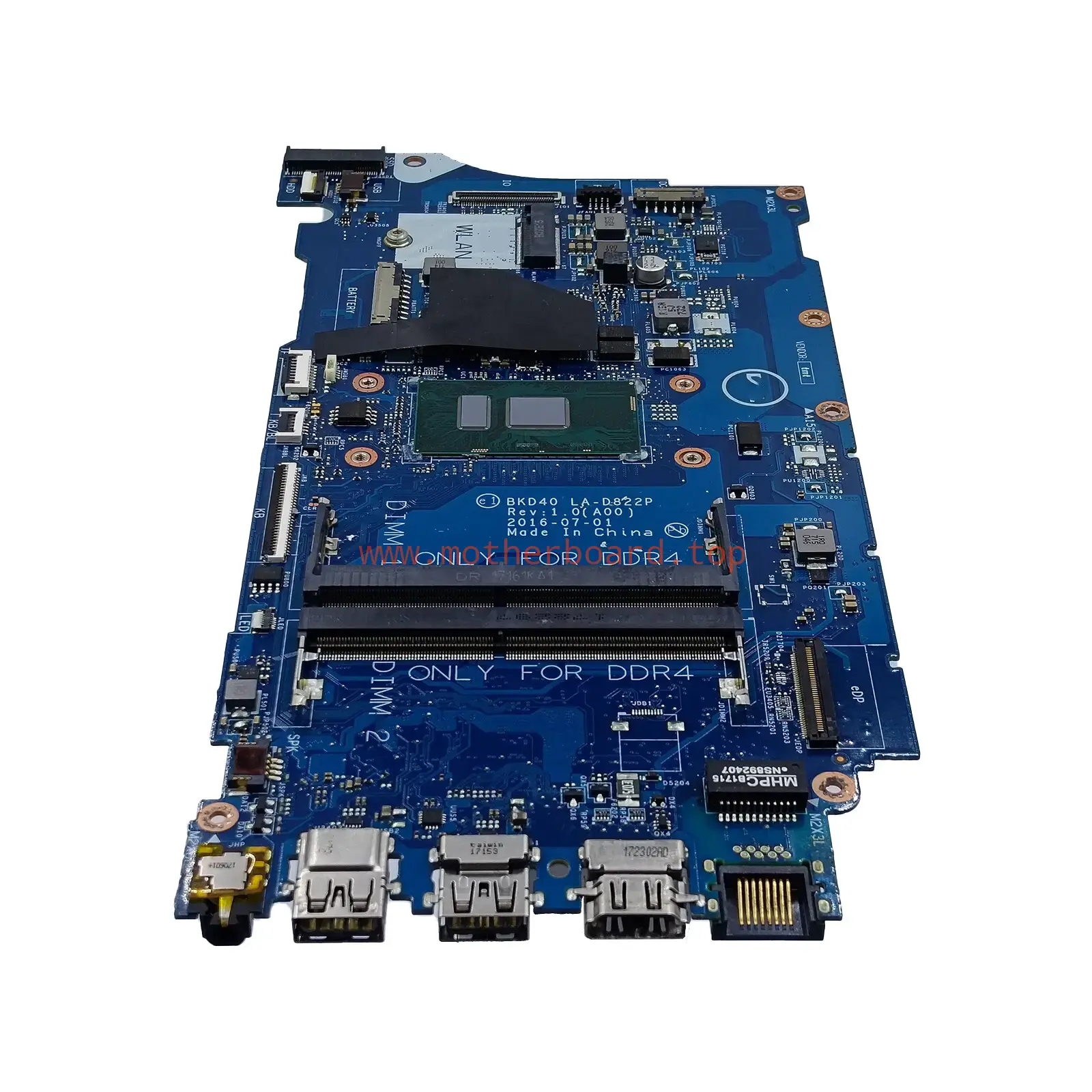0Y7Y9H For Dell Latitude 5340 Laptop Motherboard BKD40 LA-D822P i3-6006U 4