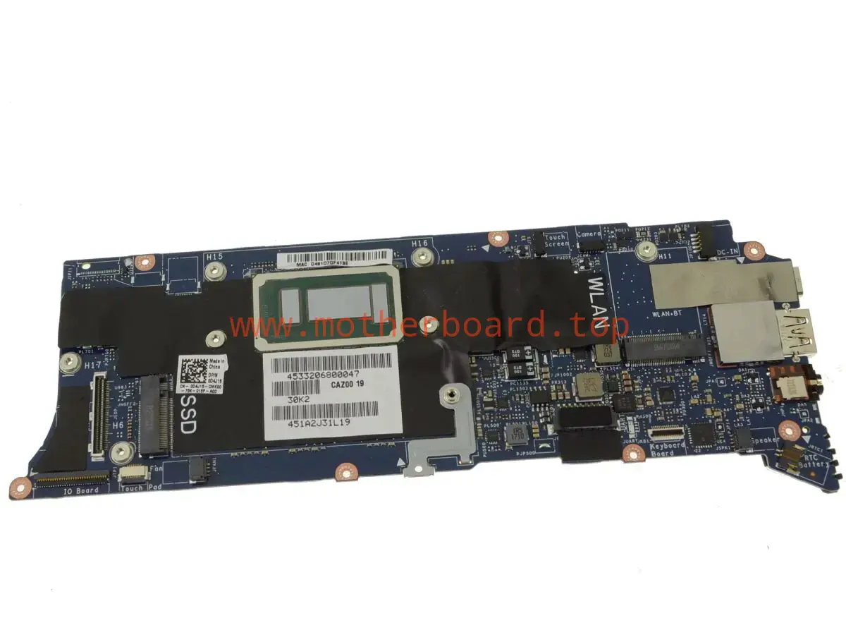 0D4J15 D4J15 FOR DELL XPS 13 9360 Motherboard 16GB LA-D841P I7-7560U 2