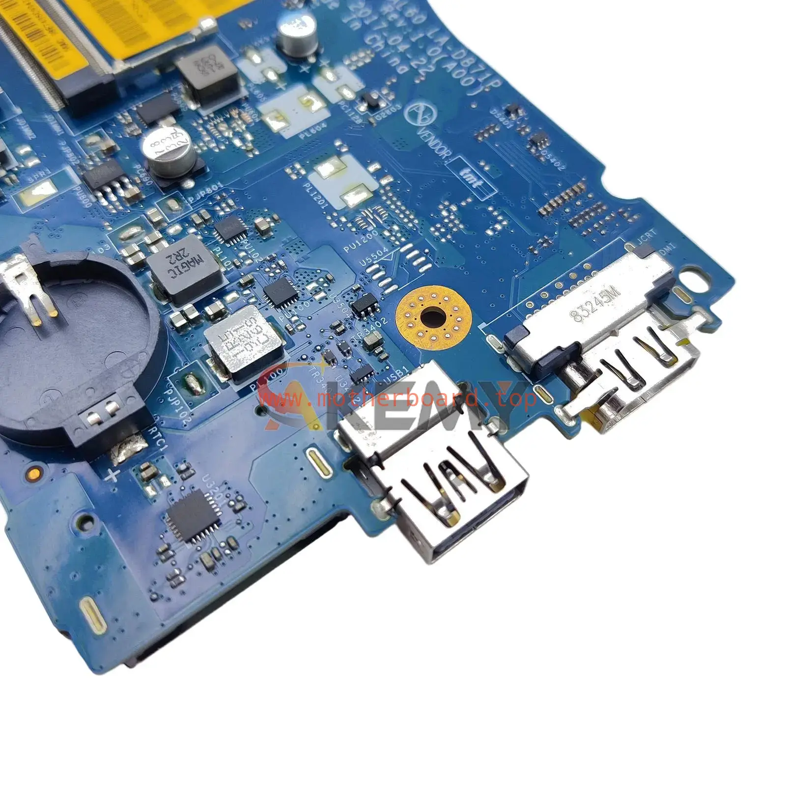 Laptop Motherboard For DELL Inspiron 5566 5468 5568 BAL60 LA-D871P with i3 i5 i7 4