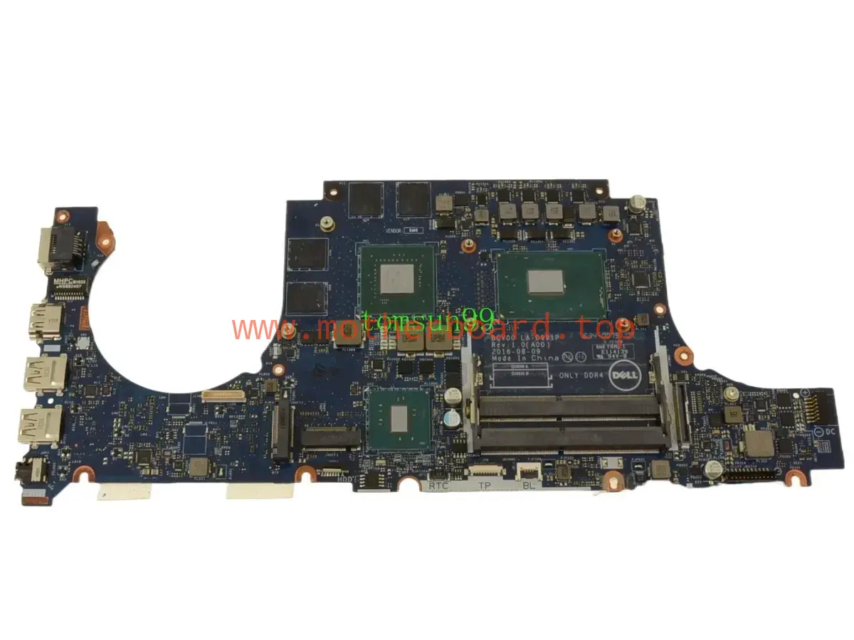 For Dell Inspiron 15 7566 Motherboard LA-D991P 77V33 W/ i7-6700HQ CPU GTX960M 4G