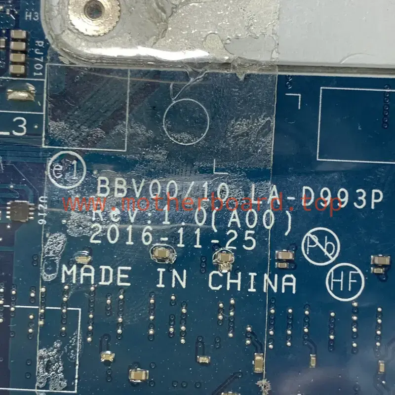 CN-0W1W04 0W1W04 LA-D993P For Dell 7567 I7-7700HQ Laptop Motherboard Tested Good 4