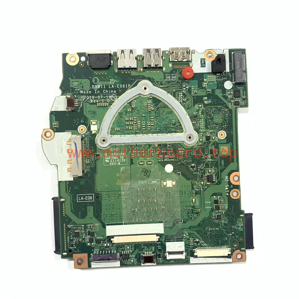 LA-E061P For Acer Aspire ES1-572 Motherboard I5-7200U i3-6006U NBGKQ11003 2