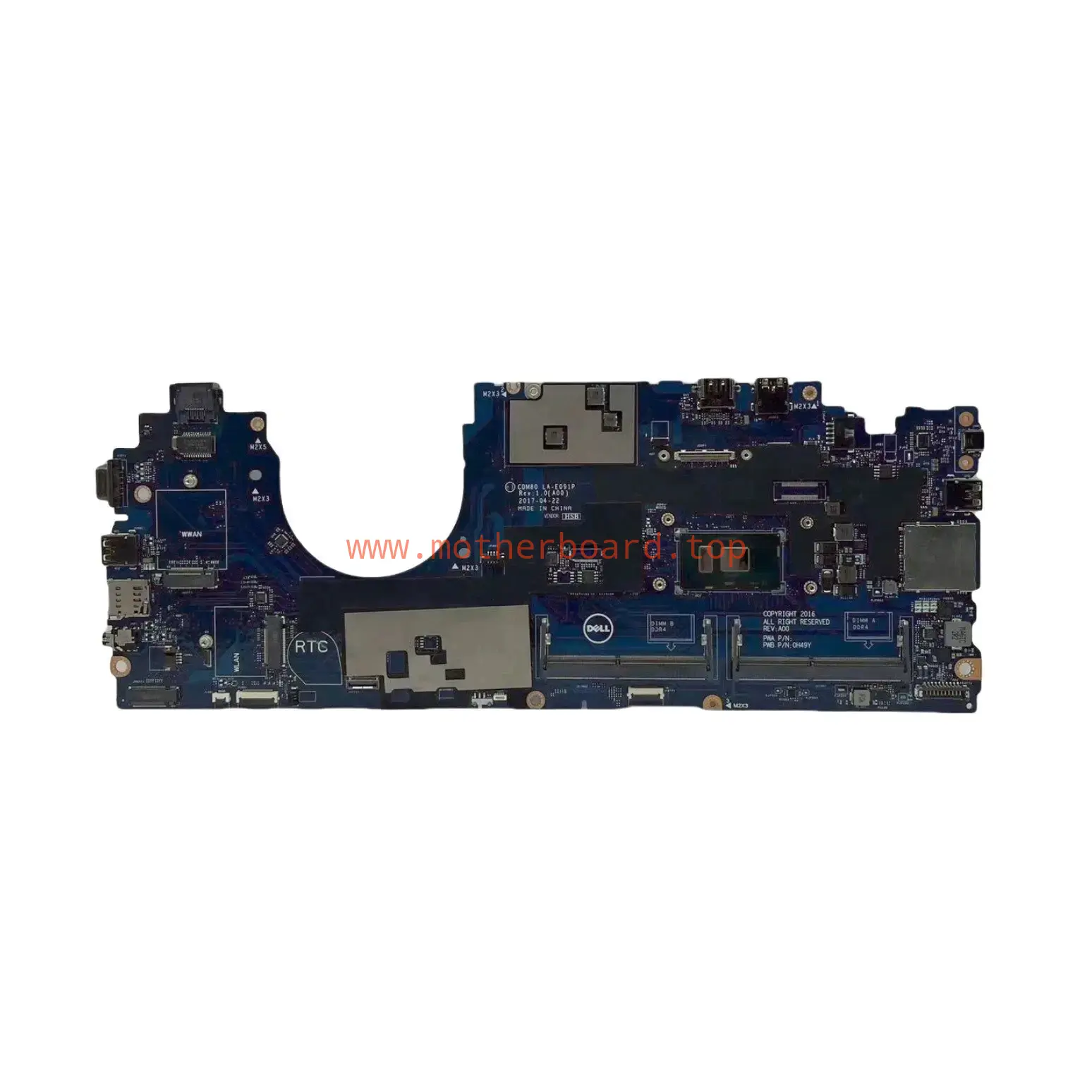 CDM80 LA-E091P For Dell Latitude 5580 E5580 Laptop Motherboard 07JF3P i5-7300U