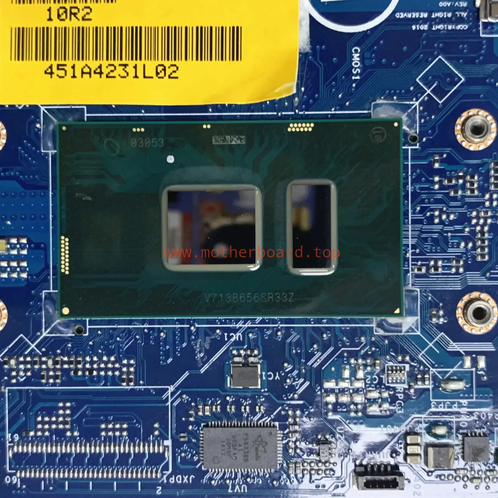 For Dell Latitude 7280 Laptop Motherboard With I7-7600u CAZ10 LA-E121P 0R5YF6 3