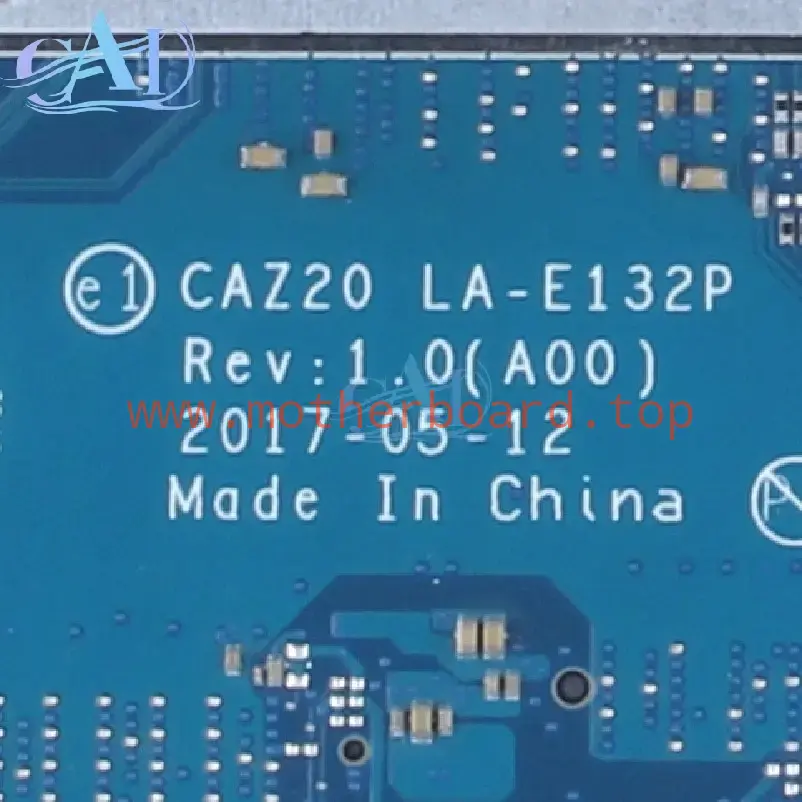 LA-E132P For DELL Latitude 7480 E7480 Laptop Motherboard SR2F0 I5-6300U 0YF9VM 3