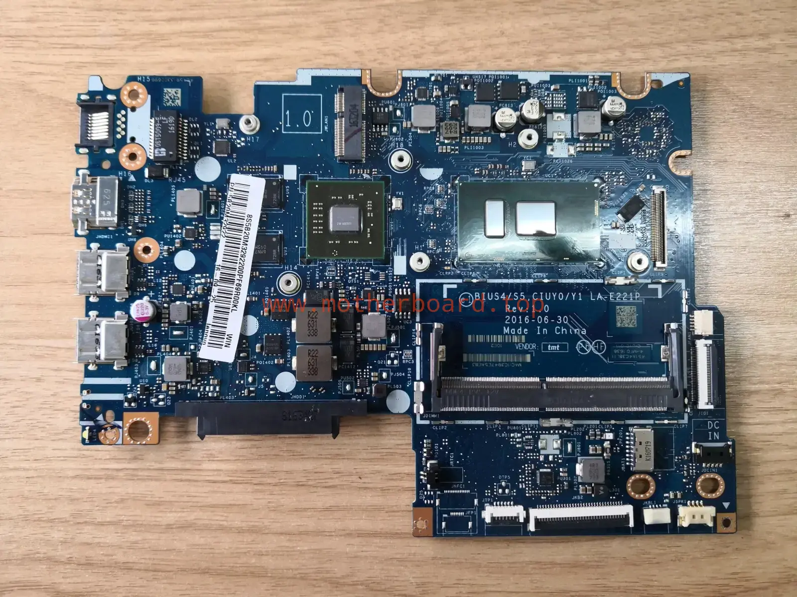 LA-E221P For Lenovo Yoga 510-14IKB Flex 4 -1480 Motherboard DIS I7-7500U