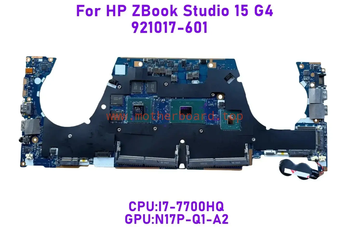 921017-601 For HP ZBook Studio 15 G4 Motherboard LA-E251P I7-7700 N17P-Q1-A2 4G
