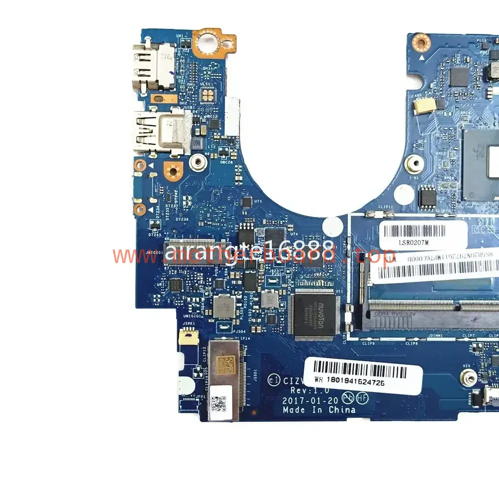 LA-E581P For lenovo ideapad 80XC 720S-14IKB motherboard I5-7200U GF940MX 2GB 4