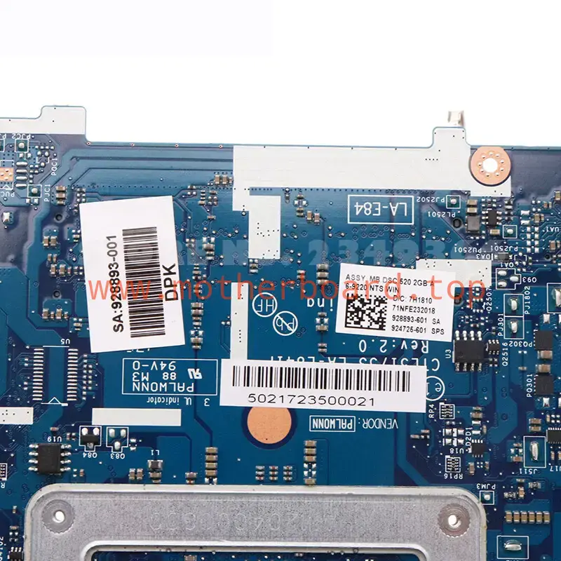 FOR HP 115-BW Motherboard A6-9220 928893-001 924725-601 LA-E841P 4