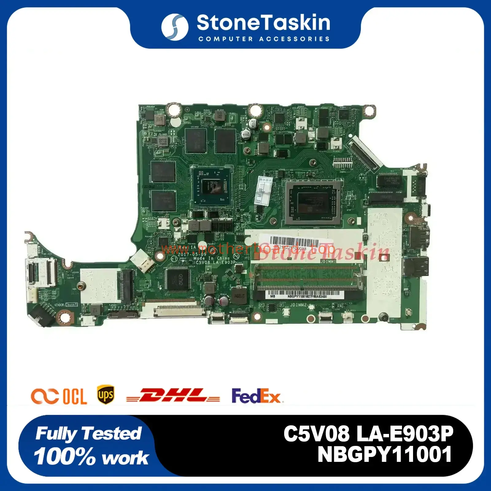 C5V08 LA-E903P For Acer Aspire Nitro 5 AN515 AN515-41 MB A12-9720P RX540/2G