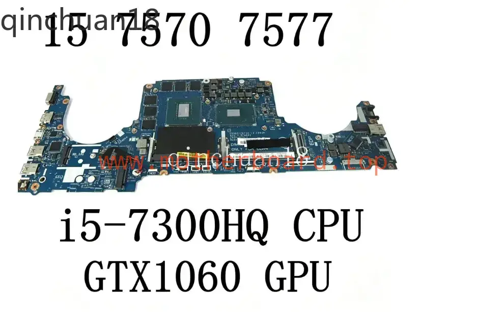 LA-E992P FOR dell Inspiron 15 7570 7577 Laptop Motherboard with I5-7300HQ