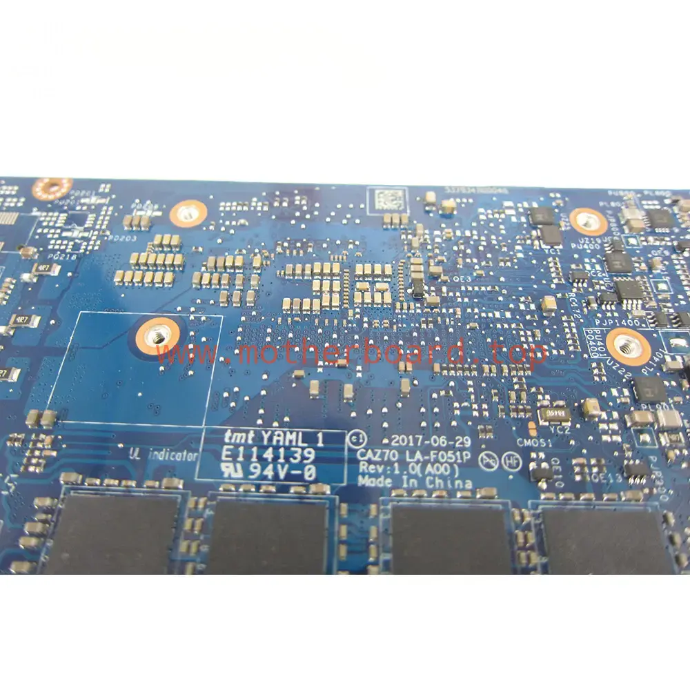 LA-F051P For Dell XPS 13 9360 Laptop motherboard I5/I7 8th Gen 8GB/16GB RAM 3