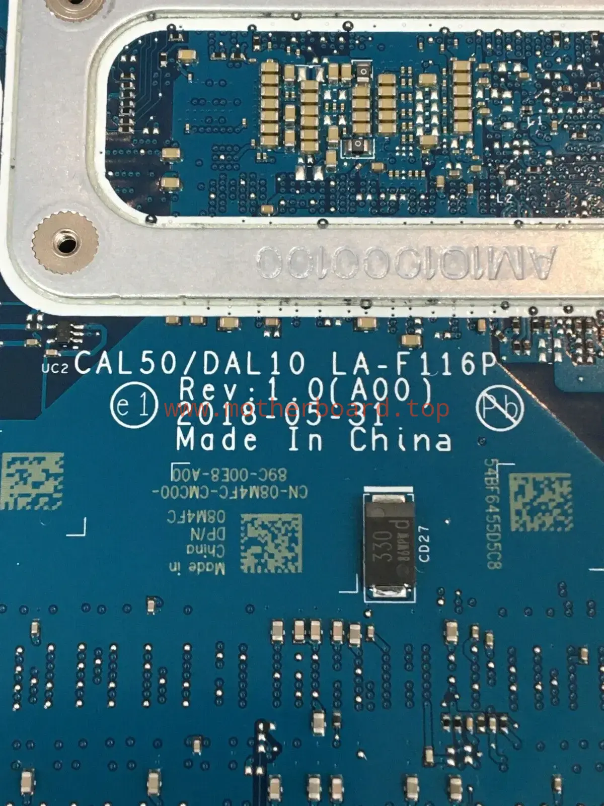 For Dell 3490 3590 SR3LB i5-8250U 216-0889004 Motherboard LA-F116P 04FP19 3