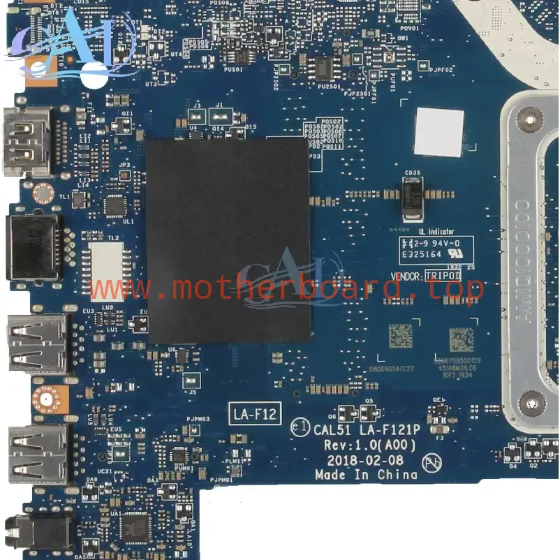 LA-F121P For DELL Inspiron 5575 5775 Laptop Motherboard YM2200 YM2300 4