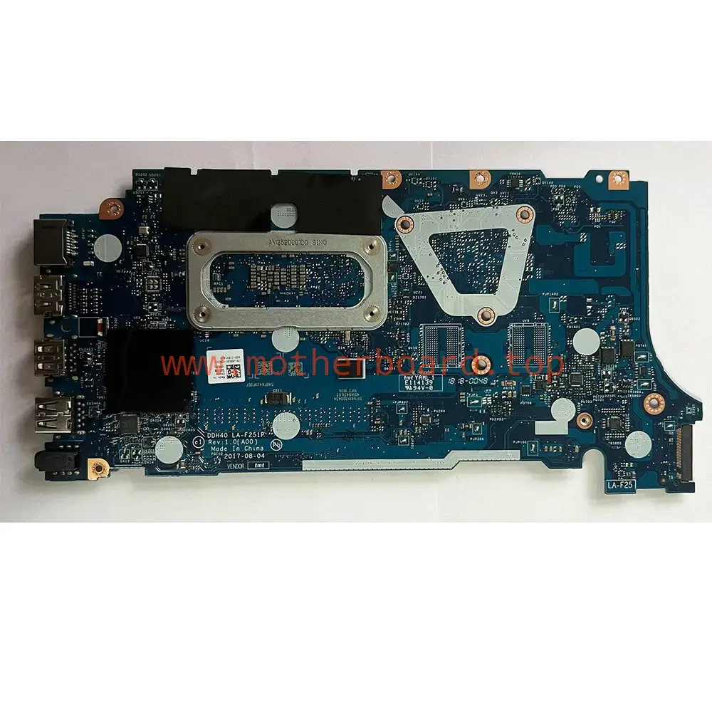 For Dell Inspiron 7472 7572 i5-8250U Laptop Motherboard LA-F251P 0RN0N1 2