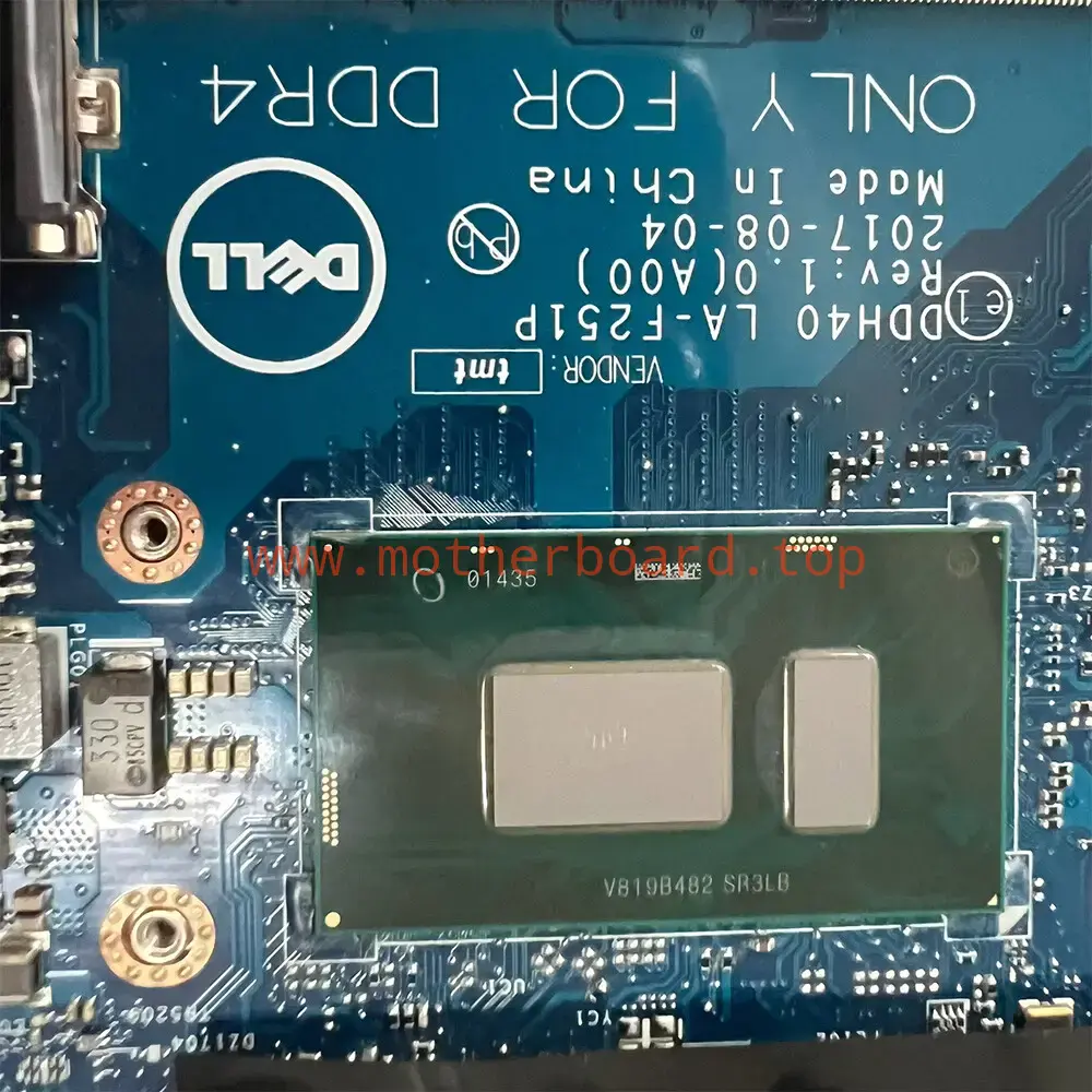 For Dell Inspiron 7472 7572 i5-8250U Laptop Motherboard LA-F251P 0RN0N1 3