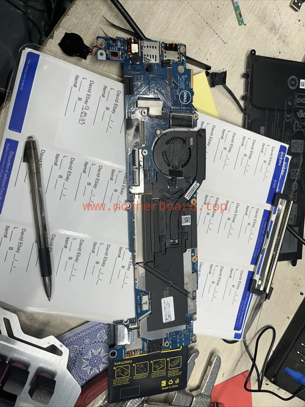 0XMNM2 XMNM2 For DELL Latitude 7390 Motherboard with I5-8250U CPU DDA30 LA-F291P