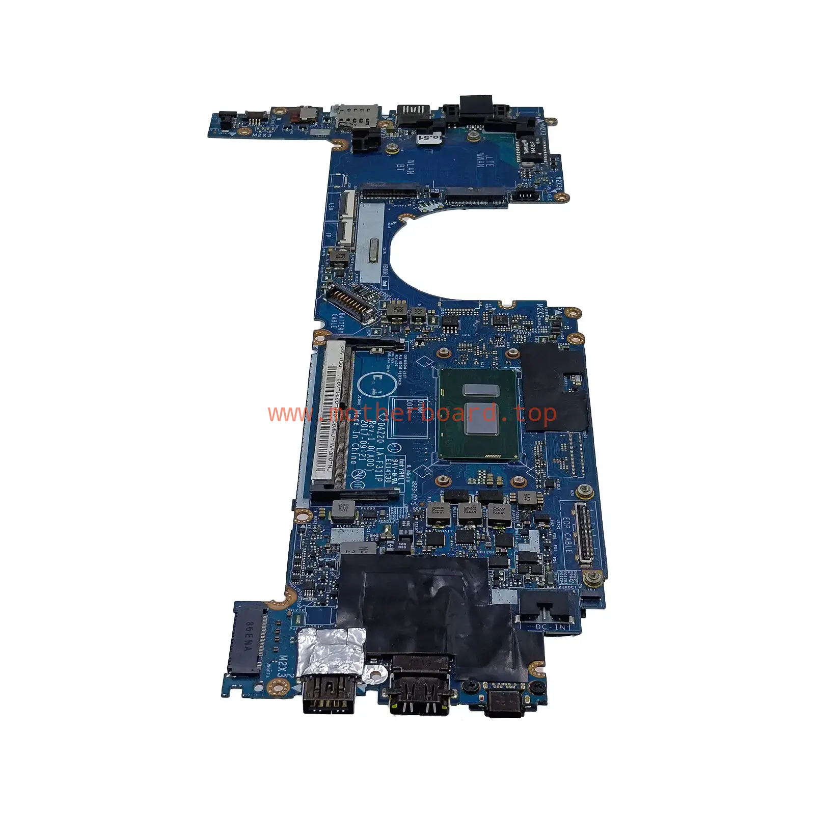 0XJ4KK XJ4KK For Dell Latitude 7290 7390 Motherboard DAZ20 LA-F311P i7-8650U 4
