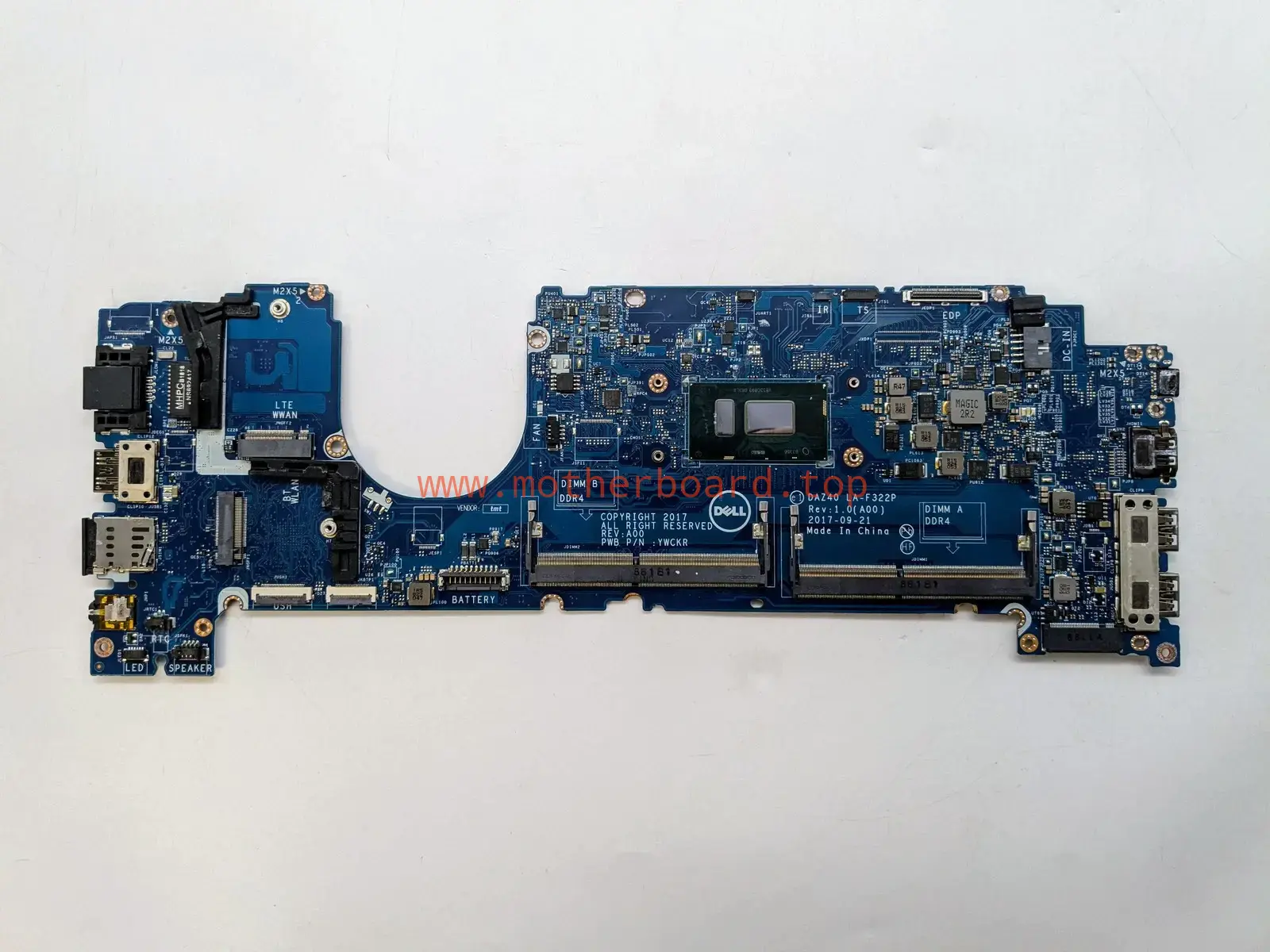 0R462V DAZ40 LA-F322P For DELL Latitude 7490 E7490 Motherboard i5-8250U *READ*