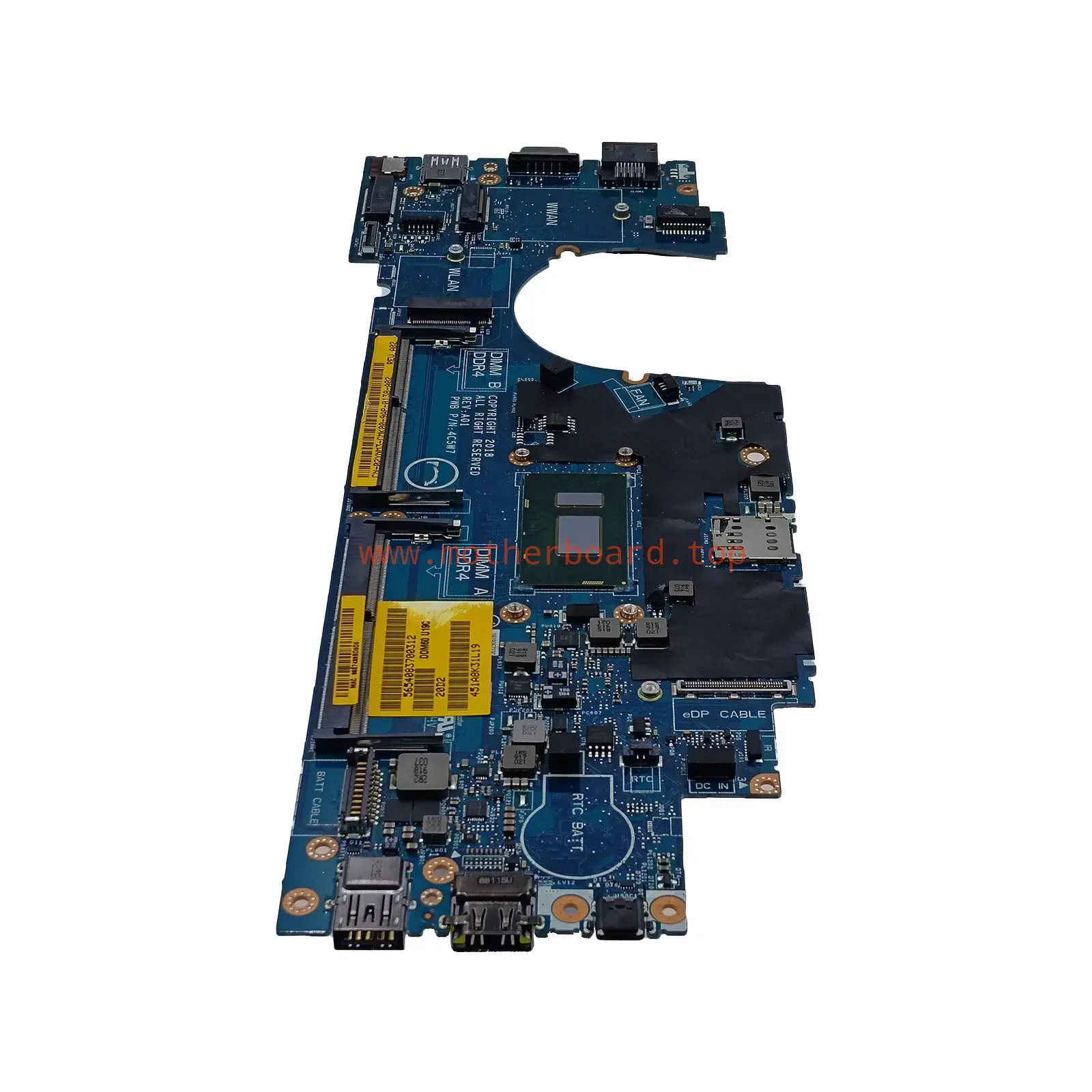 03JDRV 3JDRV For Dell Latitude 5290 Laptop Motherboard DDM60 LA-F391P i7-8650U 4